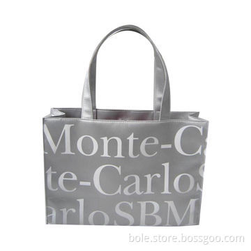 Polyester Shopping Bag for Promotions, Can be Customized by Clients' Logo